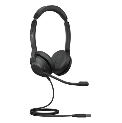 Auriculares Jabra Evolve2 30 SE Cableado Sobre la cabeza, Sobre la oreja Estéreo - Certificación Microsoft Teams - Binaural - Supra-aural - 20Hz a 20kHz - 149.4cm Cable - Reducción de ruido, Tecnología MEMS, Condensador Electret Micrófono - USB Tipo C