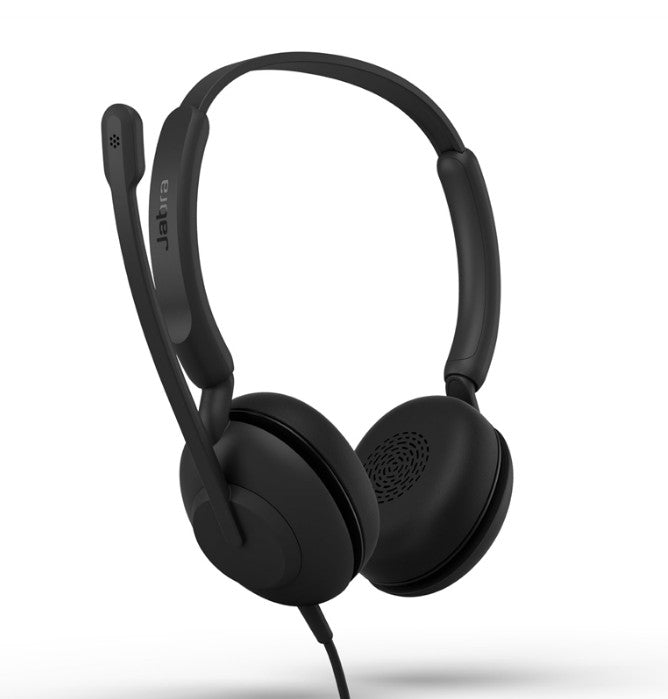 Auriculares Jabra Evolve 10 Cableado Sobre la cabeza, Sobre la oreja Estéreo - Negro - Binaural - Supra-aural - 20Hz a 20kHz - 190cm Cable - Función de cancelación de ruido ambiente, Condensador Electret, Uni Direccional Micrófono - USB Tipo A