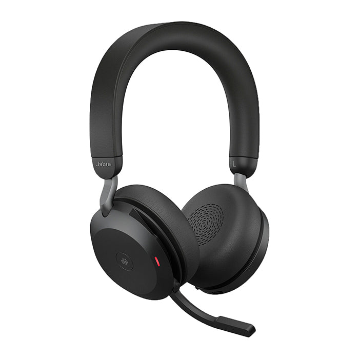 Auriculares Jabra Evolve2 75 Inalámbrico Sobre la oreja Estéreo - Negro - Binaural - Cerrado - 3000cm - Bluetooth - 20Hz a 20kHz - Tecnología MEMS Micrófono - Cancelación de ruido - USB Tipo A