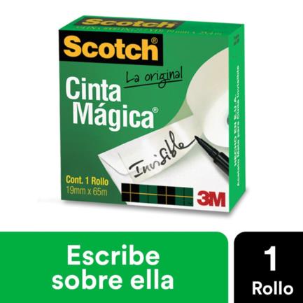 Cinta Magica 3M Adhesiva 810 18X65 Pza