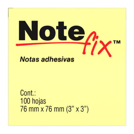 Notas Adhesivas 3M Notefix 3x3 Colores Neon Paq/100 Hjs