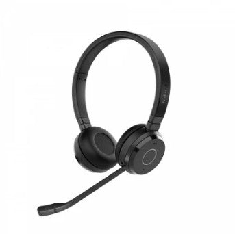 Auriculares Jabra Evolve 65 TE Inalámbrico Sobre la cabeza, Sobre la oreja Estéreo - Negro - Binaural - Supra-aural - 3048cm - Bluetooth - 20Hz a 20kHz - Condensador Electret, Uni Direccional Micrófono