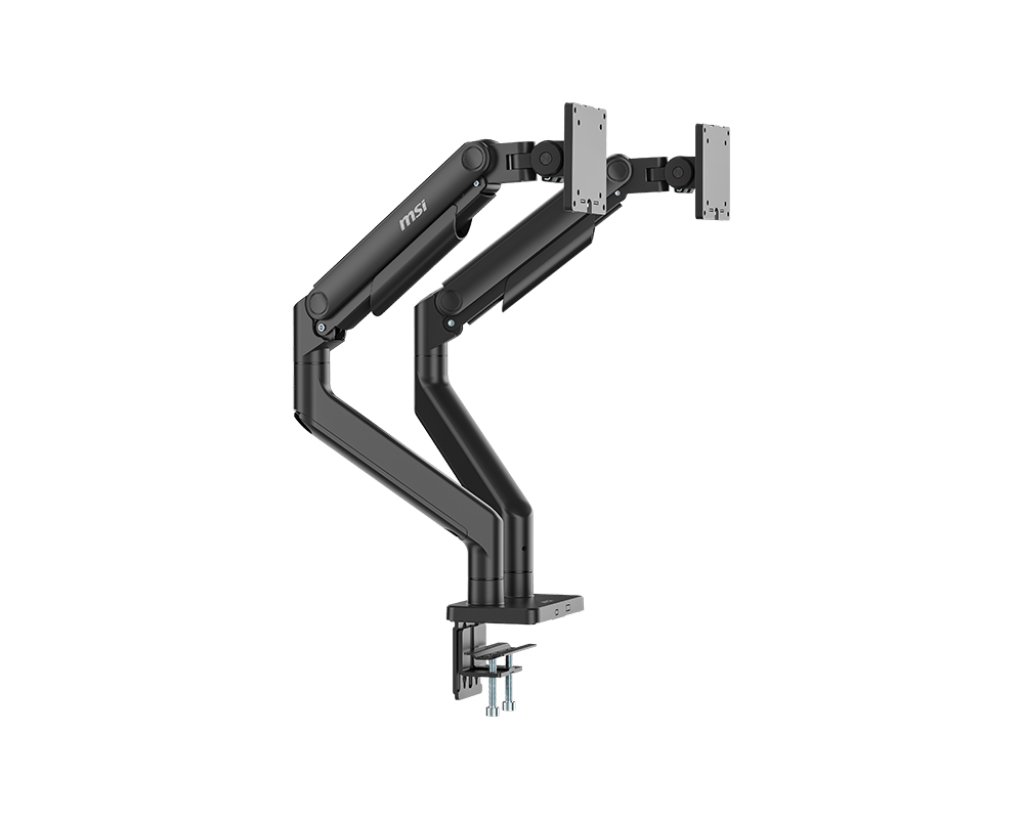 Soporte para Monitor MSI (MAG MT201D) Doble Monitor sobre Mesa Vesa 17 A 45 20KG Negro