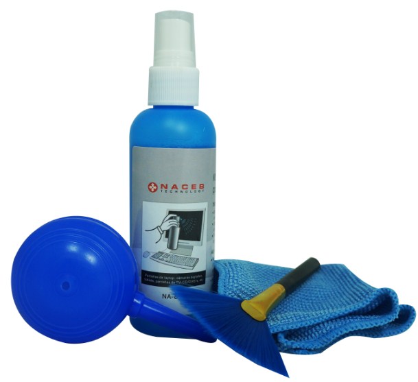 NACEB KIT DE LIMPIEZA PARA PANTALLAS LCD 4 PIEZAS NA-612