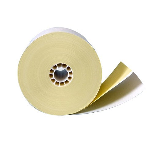 Papel PCM Autocopia Rollo 57x60 Blanco-Amarillo C/100 Pzas