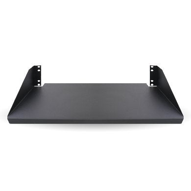 BROBOTIX CHAROLA PARA RACK 2U LISA EMPATABLE 28 CM PROFUNDIDAD - Rack Gabinete 19" RJ45 CAT5E CAT 6 - Switch Servidor Monitor - 2 Unidades 28 Centimetros de Profundidad 20 Kilogramos de Carga - Puede convertirse en Charola Central ? Metal