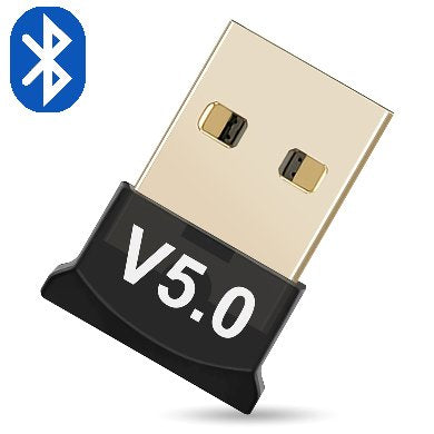BROBOTIX CONVERTIDOR USB A BLUETOOTH V5.0 - Tarjeta Adaptador Teclado Inalambrico Audifono Bocina Audio -1 Conector USB Tipo A Macho a Bluetooth - Version 5.0