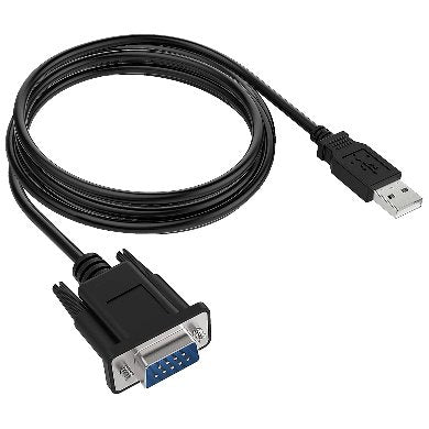 BROBOTIX CONVERTIDOR USB A SERIAL DB9 - con Cable - RS232, 1.80 Metros