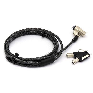 BRBOTIX CANDADO PARA LAPTOP 1.80 METROS NANO DE LLAVE - Seguridad Portatil Nano