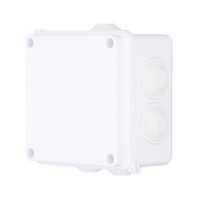 CAJA DE DERIVACION DE PVC, 7 CONEXIONES 100x100x50 mm IP55