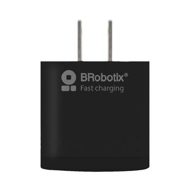 BROBOTIX CARGADOR USB 3.0 DE 18W, CARGA RÁPIDA, PUERTO TIPO USB -A HEMBRA, COLOR NEGRO, NO INCLUYE CABLE.