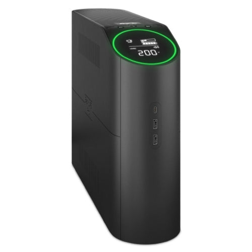 Back UPS APC Gaming 1500VA 3 USB Charging Ports AVR 120V 60Hz