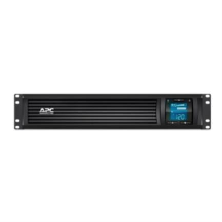 UPS APC 1000VA/600W Pantalla LCD RM 2U 120V 6 Salidas NEMA 5-15R Color Negro