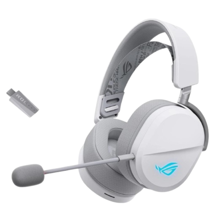 Diadema Asus Gamer Rog Pelta Inalambrica Rog SpeedNova 2.4 GHz USB-C Micrófono Blanco