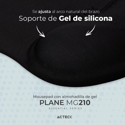 Alfombrilla para Mouse Acteck MG210 Essential Grafito