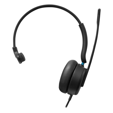 Auricular Monoaural Acteck Alambrico con Micrófono Active Pro HC545 Negro