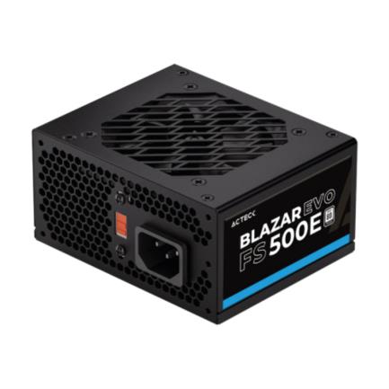 Fuente de Poder Acteck Blazar Evo FS500E SFX 500W 1x20+4 pin + 1xAtx 4 + 2xSata 2xMolex 4 pin Negro