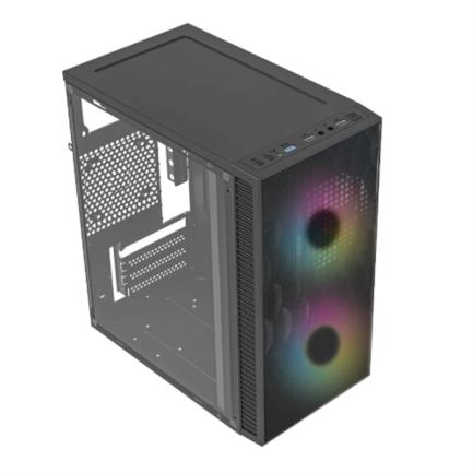 Gabinete Acteck Compacto Mini Torre Fuji GC470 Fuente ATX 500 Advanced Series Negro