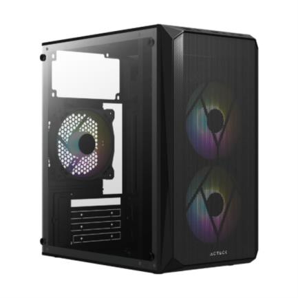Gabinete Acteck Mini Torre Doom GI630 Max MB M-ATX Fuente ATX Plus 500w Advanced Series Negro