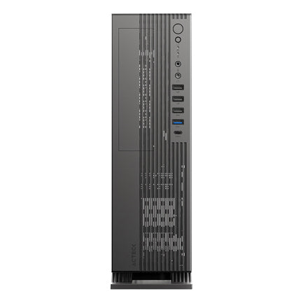 Gabinete Mini Torre Slim Onex Acteck GS455 / Max MB Micro ATX / Fuente SFX 500 W Elite Negro
