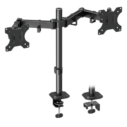 Soporte articulado Acteck doble monitor 17 a 32 pulgadas hasta 9 kg VESA 75x75 100x100 Enforce Zone SM490
