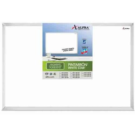 PINTARRON ALFRA BLANCO MARCO ALUMINIO 120 X 150 CMS Producto Frágil Revisar Condiciones de Envío
