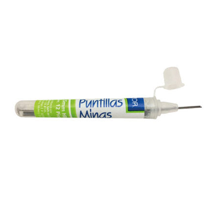 Puntillas Azor HB 0.7mm Caja C/12 Tubos C/12 Puntillas C/U