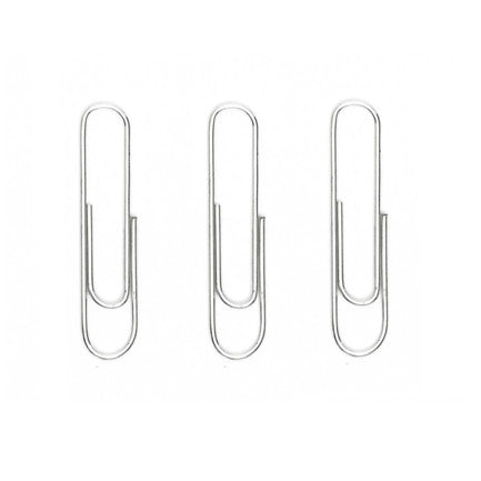 Clip Niquelado Baco #1 Paquete c/10 Cajas c/100 Clips c/u