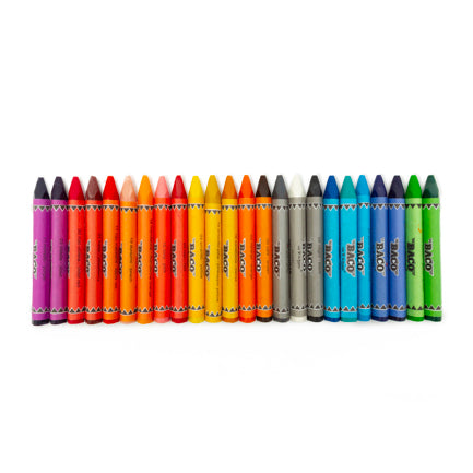 CRAYON BACO TRIANGULAR JUMBO C/24