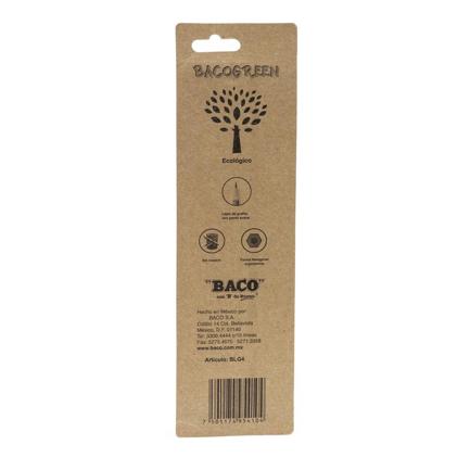 BACOPENCIL EN BLISTER C/4 PZAS VERDE