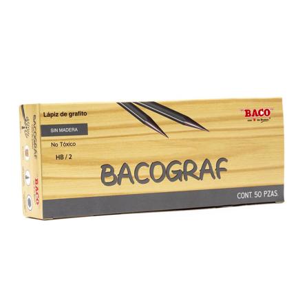 LAPIZ BACO GRIS C/50