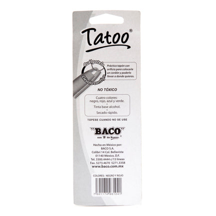 MARCADOR PERM TATOO P/FINO MORADO CAJA C/6
