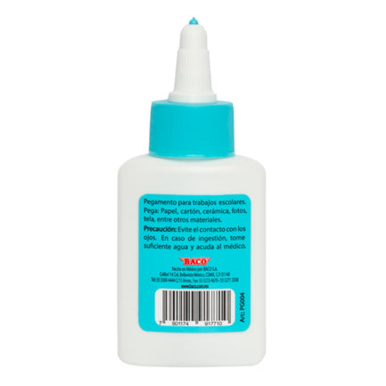Pegamento Blanco Baco Frasco 60 grs