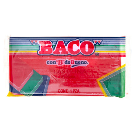 PLASTILINA BACO MARQUETA 180GRS COLOR ROJO CORAL