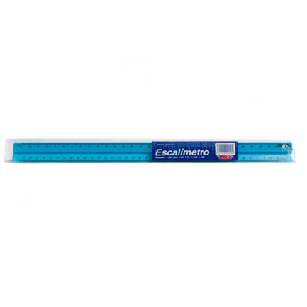Escalímetro Baco RG021 30cm 6 Escalas Colores Surtidos Cartón Colgante
