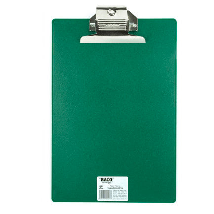 TABLA BACO PLASTICA COLORES CARTA