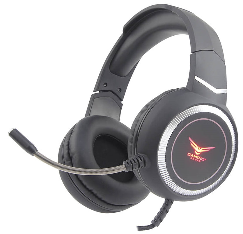HEDSET.DIADEMA GAMERMICROFONO R GB CON ADAPTADOR HIFI 3.5MM+USB