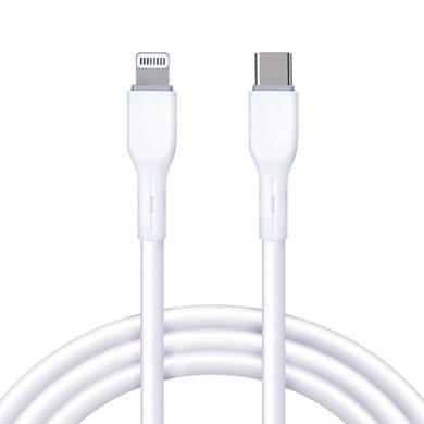 FASTCHARGE CABLE USB V3.0 TIPO C-LIGHTNING, 1 m BLANCO