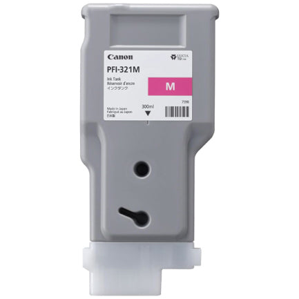Tinta Canon para Plotter PFI-321 de 300ml Color Magenta para TM-250/TM-350