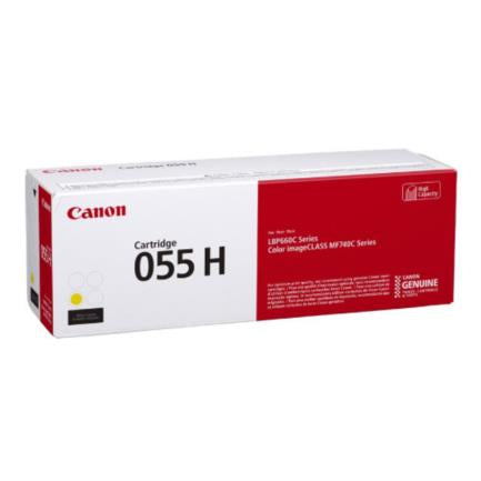 Tóner Canon 055H 2300 Páginas Color Amarillo