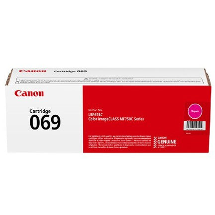 Toner Canon 069 Rendimiento 1900 Páginas Magenta