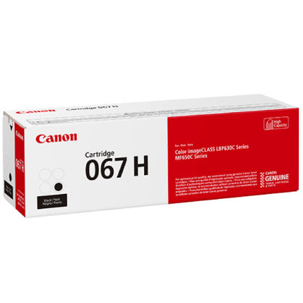 Tóner Canon 067 H Rendimiento 3130 Páginas Negro