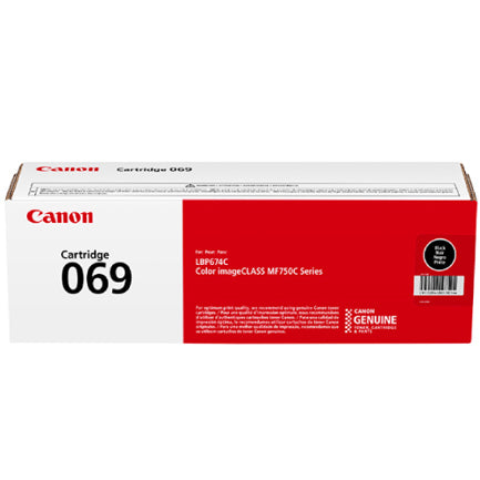 Tóner Canon 069 Rendimiento 2100 Páginas Negro