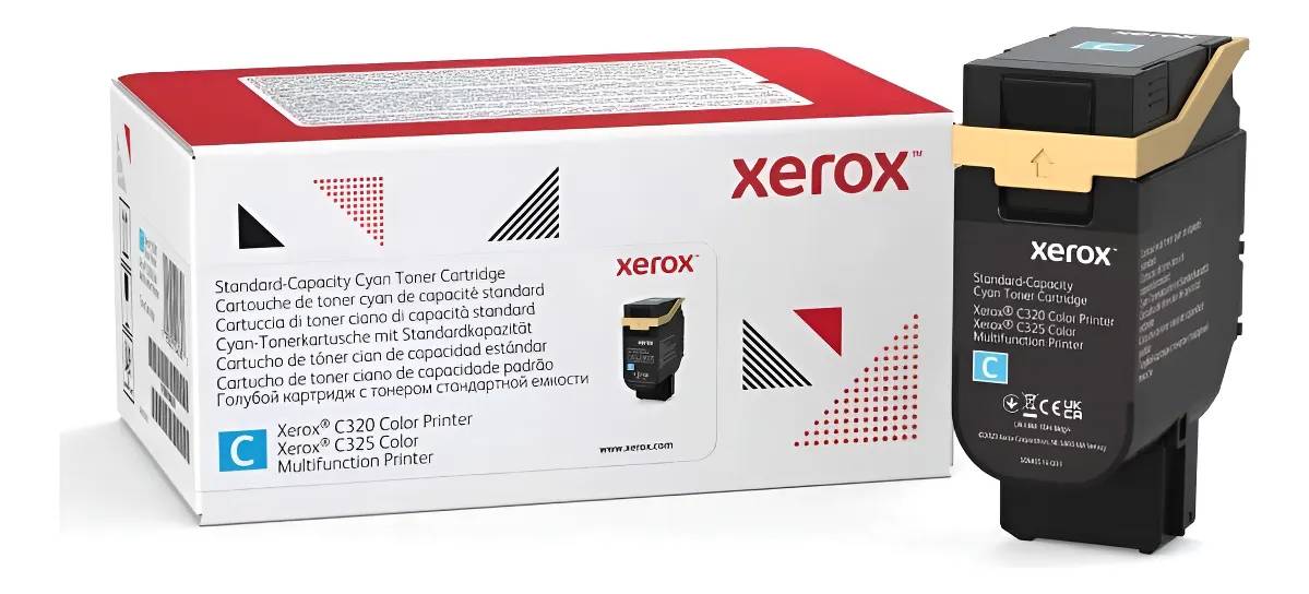 Cartucho de tóner Xerox Estándar Rendimiento Láser - Azul ciánico - Original