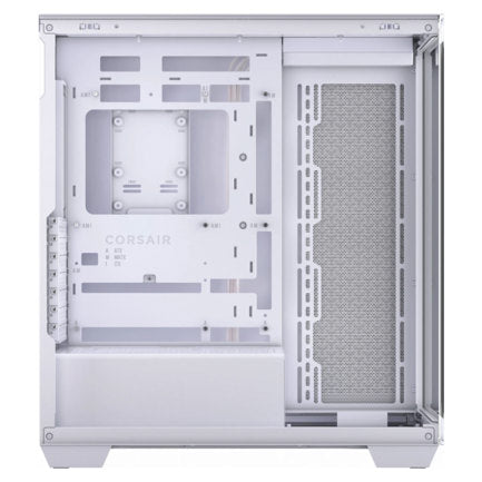 Gabinete Corsair 3500X Semi Tower EATX ATX mATX ITX Cristal Templado Sin Fuente Sin Fan Cables Ocultos Color Blanco