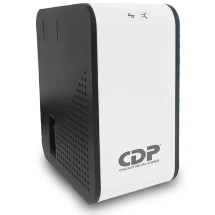 Regulador de voltaje CDP R2C-AVR1008 1000VA/500W indicadores LED de funcionamiento 8 contactos NEMA 5-15R