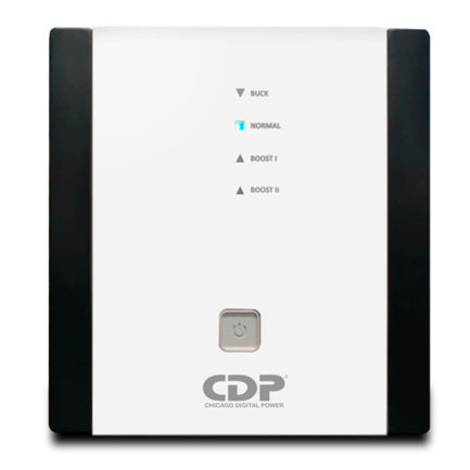 Regulador de Voltaje CDP 5000VA/2500W 120v Negro y Blanco
