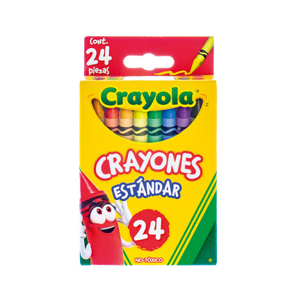 Crayones Crayola Estándar con 24 piezas