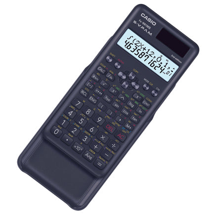 Calculadora Cientifica Casio mas de 400 funciones FX-991MS-2 para preparatoria y universidad negra 2 lineas SVPAM