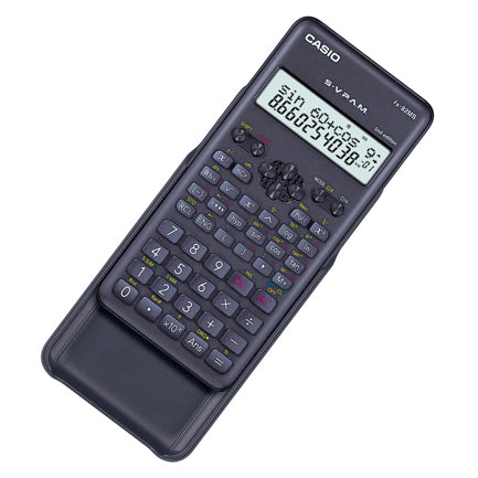 Calculadora Cientifica Casio 240 funciones FX-82MS-2 para primaria y secundaria negro 2 lineas de visualizacion SVPAM